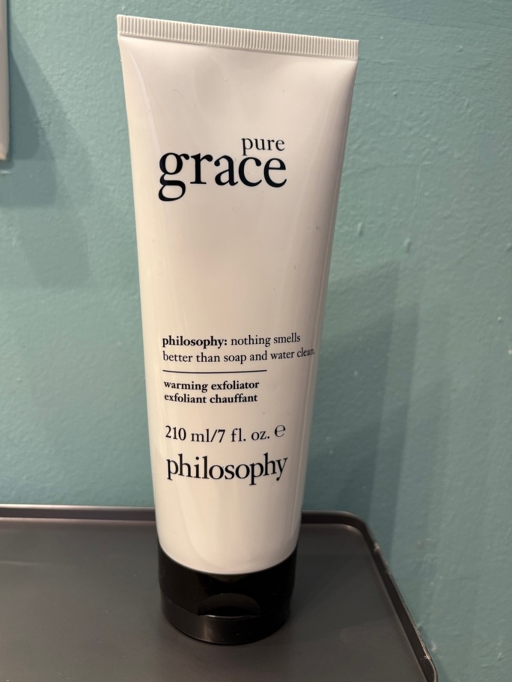 Philosophy Pure Grace Warming Exfoliator - White and Black Tube